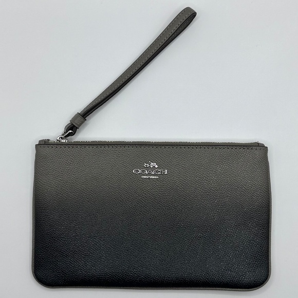 COACH Large Wristlet in Silver Fog Ombre' - Picture 1 of 4